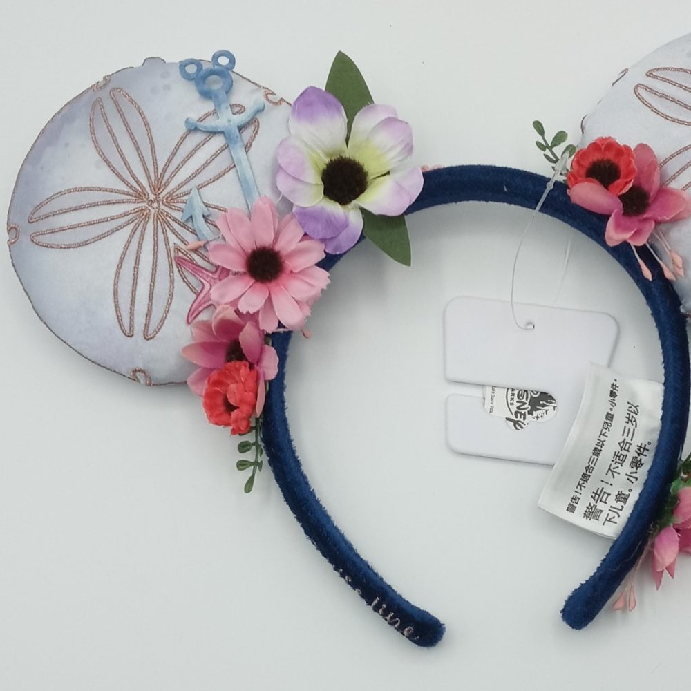 Disney Cruise Line Sand Dollar Headband Ears NWT - Picture 2 of 3